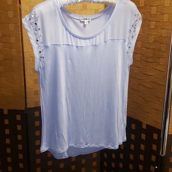 👖👠EXPRESS Jeweled 💎 Top 👚 - Picture 1 of 6